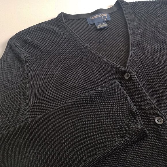Country Shop Silk V-neck Cardigan - Picture 3 of 15